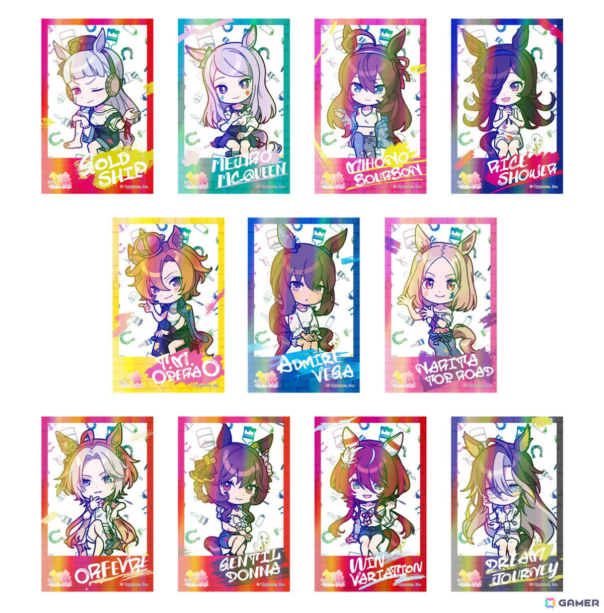 「ウマ娘 プリティーダービー ペインタースタイル Mini キャラポップストア」が3月13日よりバンダイナムコ Cross Store アトレ秋葉原店で開催！の画像