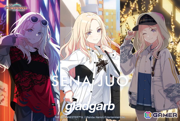「学マス」gladgarbコラボ第四弾で星南の楽曲や衣装をモチーフにした6アイテムが登場！ジャケットやフーディ、バッグなどもラインナップの画像1