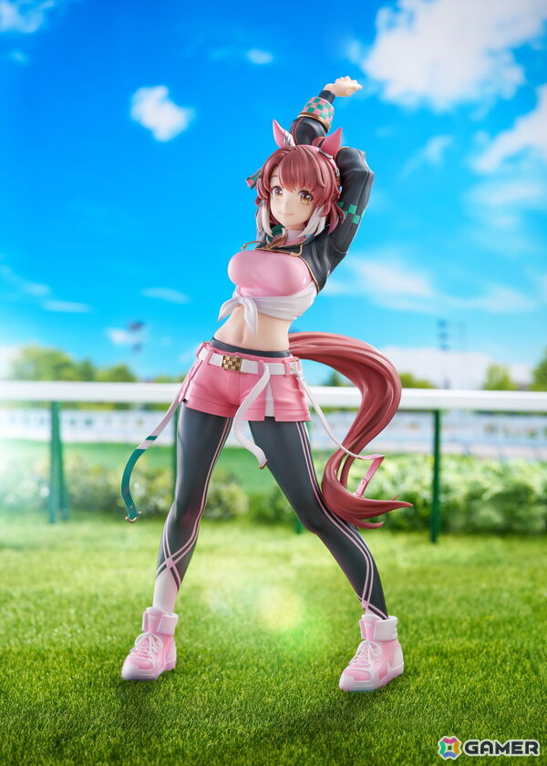 「ウマ娘」自分に自信はなくとも明るくひたむきなウマ娘・ダンツフレームが勝負服「まんなか◎スポットライト」の姿で立体化！の画像1