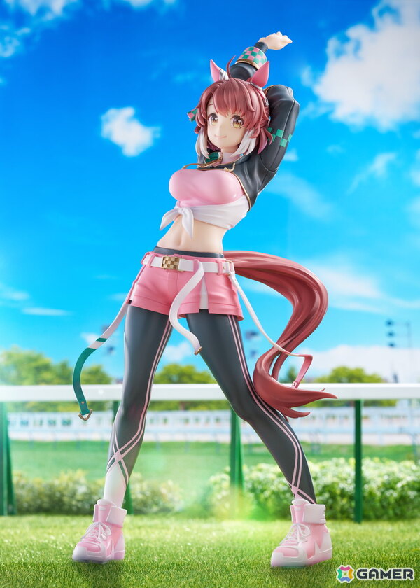「ウマ娘」自分に自信はなくとも明るくひたむきなウマ娘・ダンツフレームが勝負服「まんなか◎スポットライト」の姿で立体化！の画像2