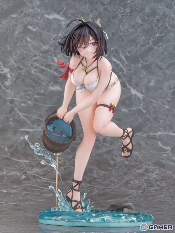 「ユミアのアトリエ」ユミアが夏の日差しを感じさせる瑞々しい水着姿で立体化！ぷにをバケツで汲み上げた瞬間の弾けるような笑顔が印象的の画像10