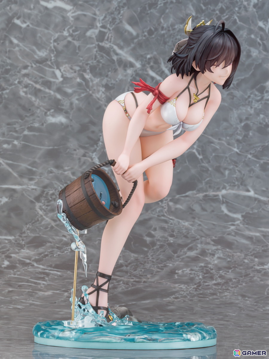 「ユミアのアトリエ」ユミアが夏の日差しを感じさせる瑞々しい水着姿で立体化!ぷにをバケツで汲み上げた瞬間の弾けるような笑顔が印象的の画像