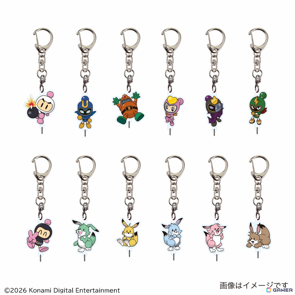 「ボンバーマン」×ヴィレッジヴァンガード限定グッズが予約受付中！ルーイや凶悪ボンバー5人衆も登場の画像