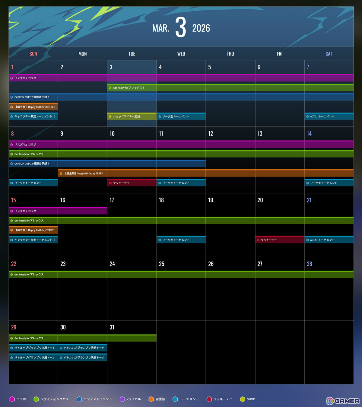 「ストリートファイター6」ファイティングパス「Get Ready for アレックス！」が本日17時に配信！ザンギエフと豪鬼の新たなEXカラーが登場の画像