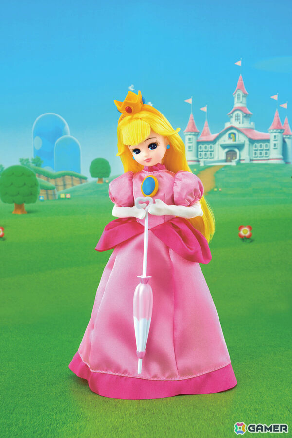 「スーパーマリオ リカちゃん ピーチ姫スタイル」
