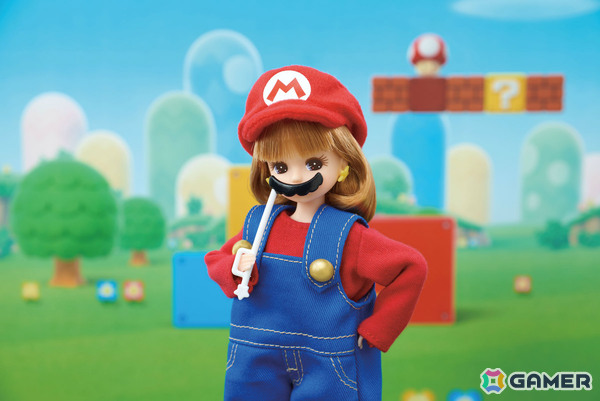 リカちゃんとスーパーマリオが再びコラボ！マリオスタイル＆ピーチ姫スタイルのドールが4月18日に発売の画像3