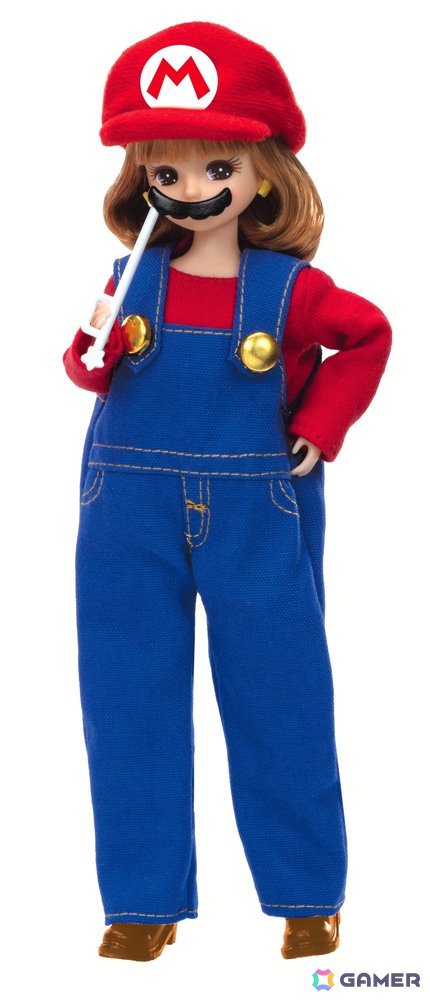リカちゃんとスーパーマリオが再びコラボ！マリオスタイル＆ピーチ姫スタイルのドールが4月18日に発売の画像5