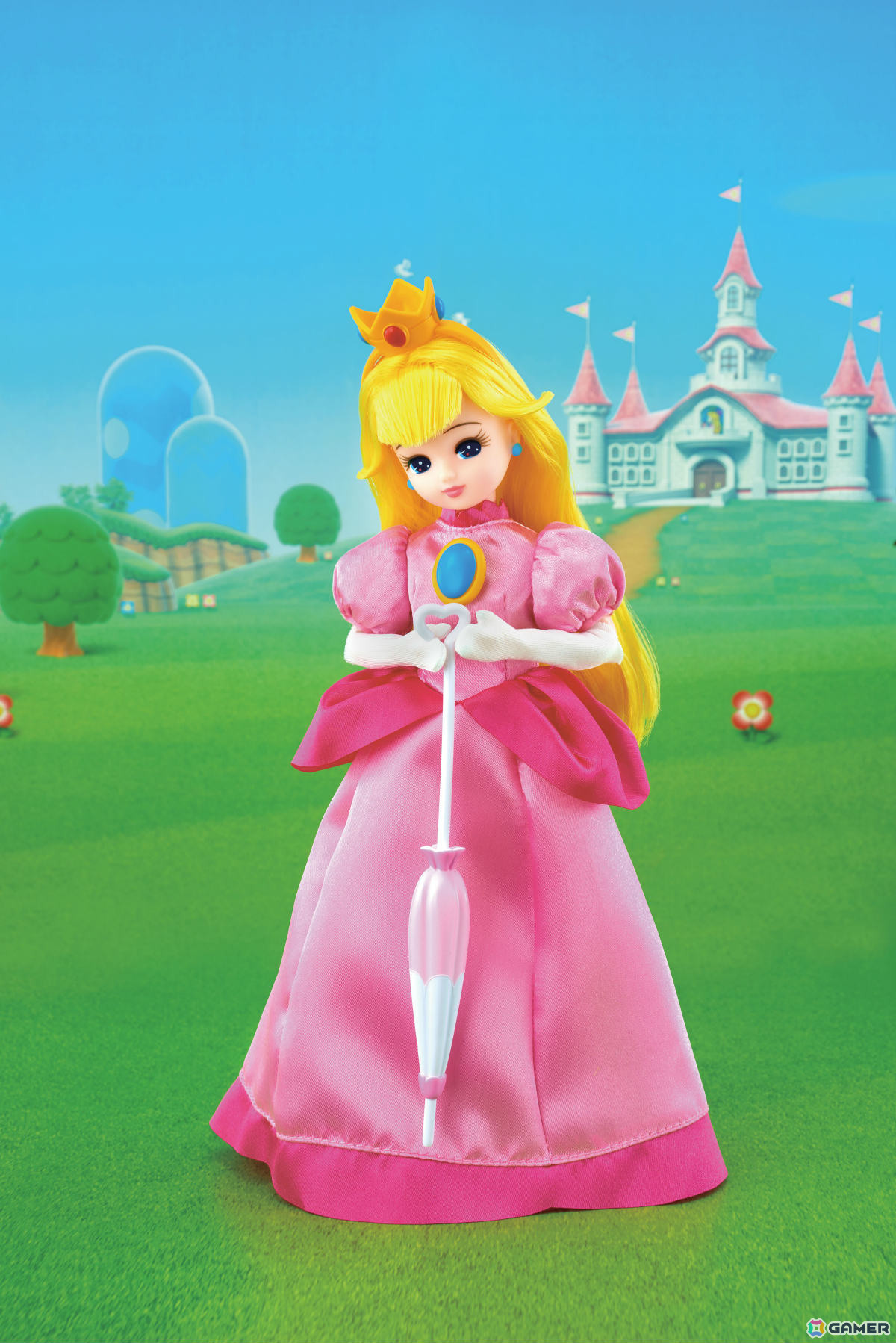 リカちゃんとスーパーマリオが再びコラボ！マリオスタイル＆ピーチ姫スタイルのドールが4月18日に発売の画像2