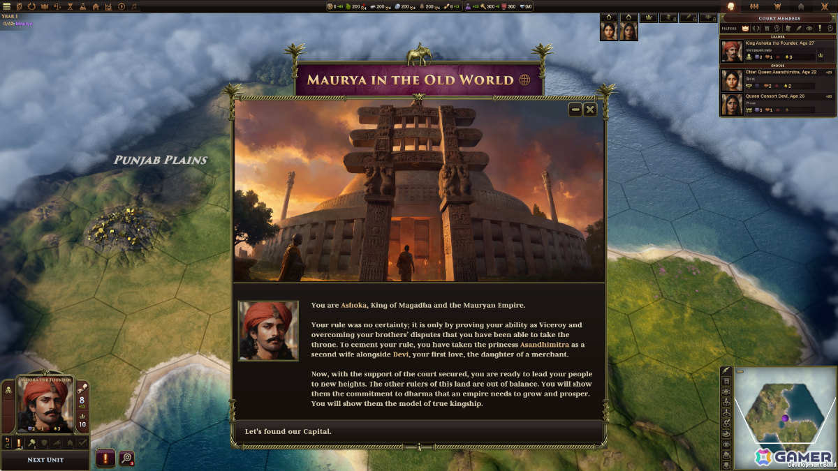 歴史系4Xストラテジー「Old World」のDLC「インダスの帝国」が3月30日に配信！マウリヤ朝、大月氏、タミルの3勢力が登場の画像3