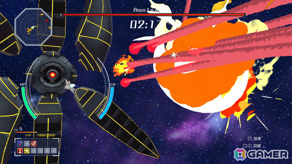 無数のミサイルをかわし続ける3D戦闘機サバイバルローグライク「WARHEAD CIRCUS」が506円（税込）となるセールが開催！の画像