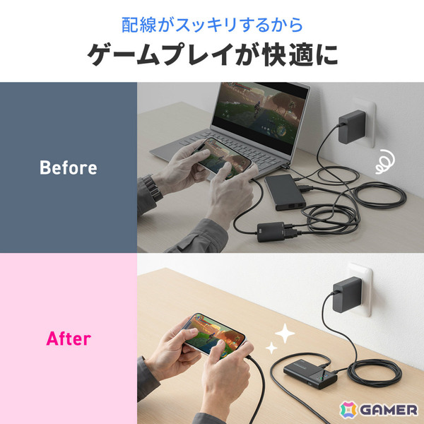 PC不要のビデオキャプチャー「400-MEDI054」が発売！USB-C映像入力のフルHD/60fps録画を充電しながらmicroSDカードへ直接保存可能の画像