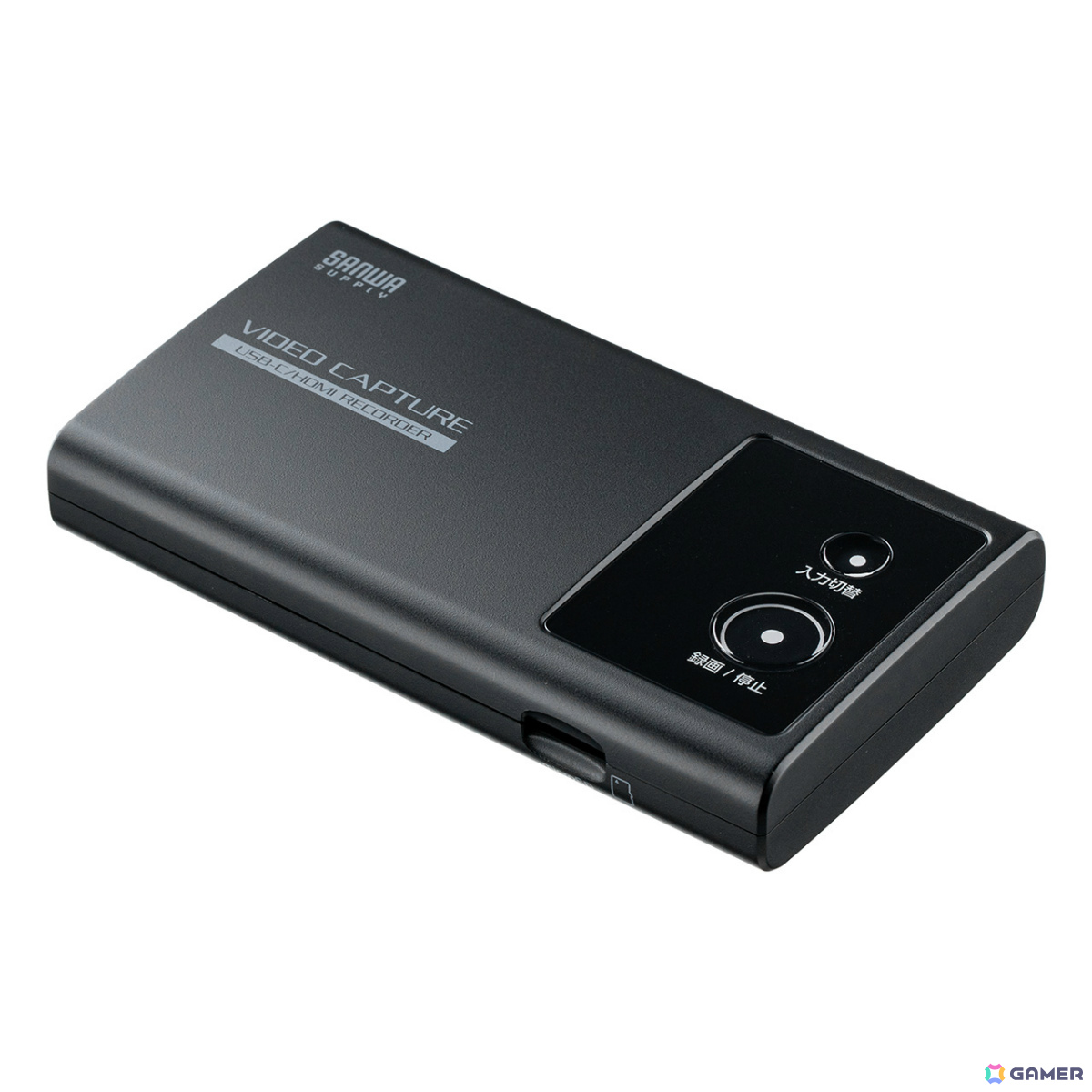 PC不要のビデオキャプチャー「400-MEDI054」が発売！USB-C映像入力のフルHD/60fps録画を充電しながらmicroSDカードへ直接保存可能の画像2