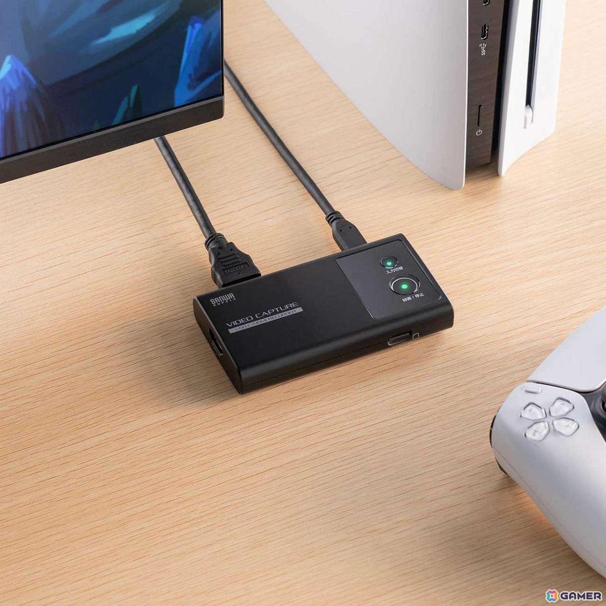 PC不要のビデオキャプチャー「400-MEDI054」が発売！USB-C映像入力のフルHD/60fps録画を充電しながらmicroSDカードへ直接保存可能の画像5