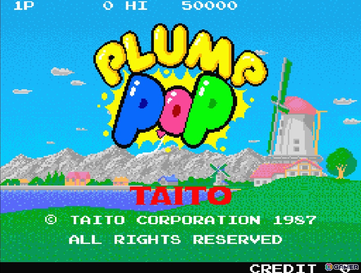 動物の親子がトランポリンで敵を倒すアクションゲーム「プランプポップ」がアーケードアーカイブス/アーケードアーカイブス2として3月5日に配信！の画像1