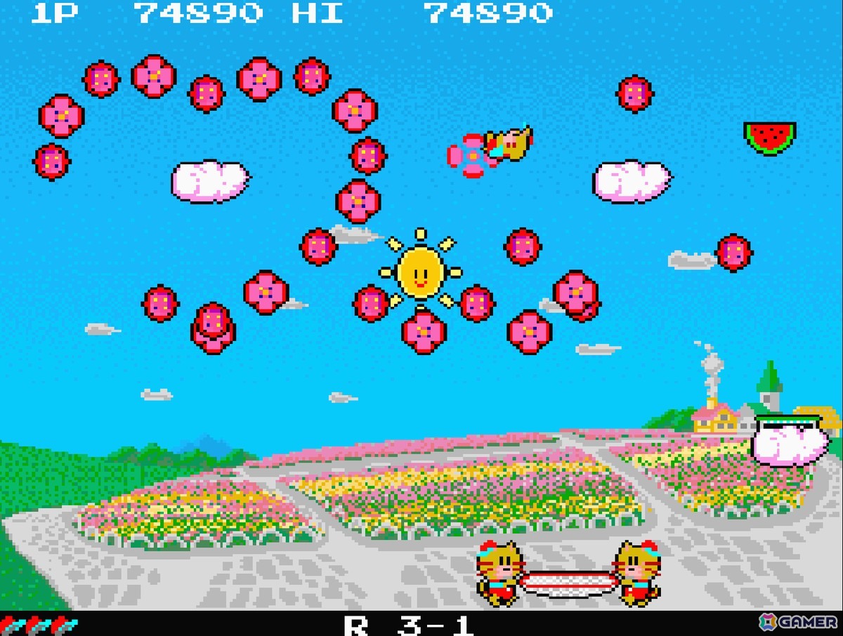 動物の親子がトランポリンで敵を倒すアクションゲーム「プランプポップ」がアーケードアーカイブス/アーケードアーカイブス2として3月5日に配信！の画像4
