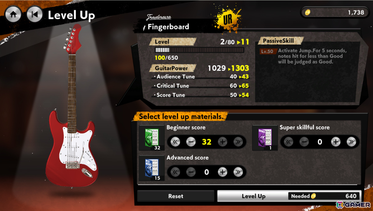 エレキギター特化の対戦型音楽ゲーム「Heavenly Guitars」iOS/Android版が配信！収録楽曲はすべてギターを主役に据えた専用サウンドで構成の画像