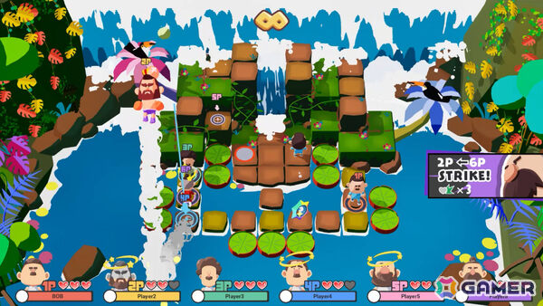 おじさんだらけの対戦パーティアクション「BLOKES on BLOCKS!」が配信！最大6人で楽しめる混乱必至の“落とし合い”バトルの画像6