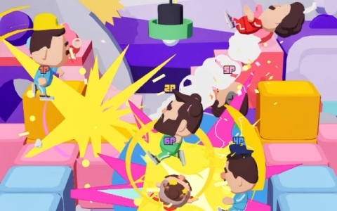 おじさんだらけの対戦パーティアクション「BLOKES on BLOCKS!」が配信！最大6人で楽しめる混乱必至の“落とし合い”バトル