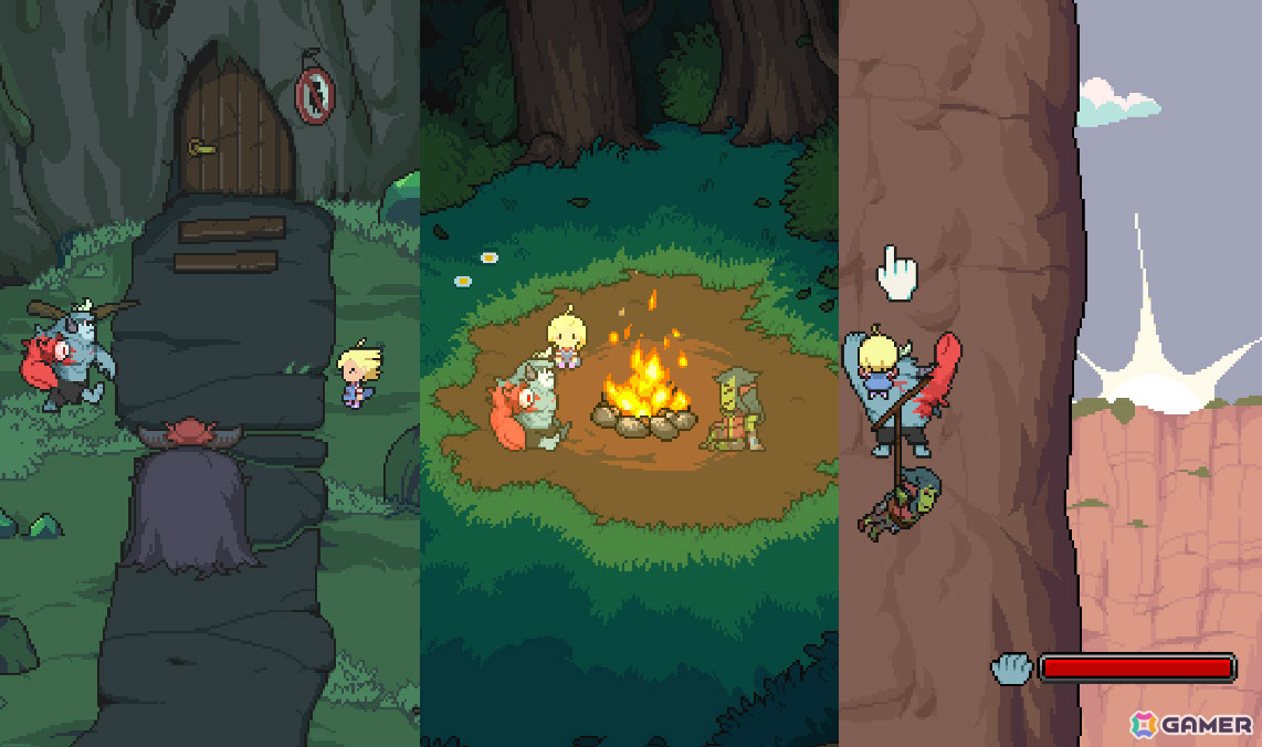 「メグとばけもの」縦画面で遊べるiOS/Android版が4月24日に配信！事前予約受付がスタートの画像