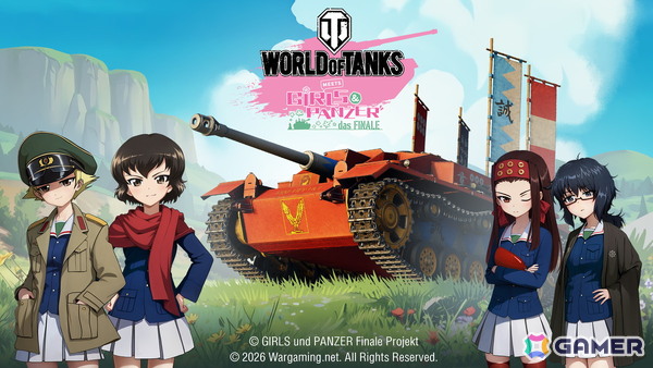 「World of Tanks」アニメ「ガールズ＆パンツァー」とのコラボでカバさんチームが参戦！「StuG III Ausf. F Kabasan」には2種類の3Dスタイルも実装の画像1