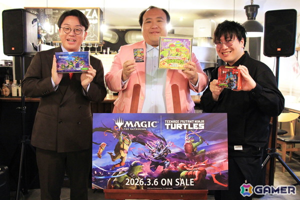 「マジック：ザ・ギャザリング｜ミュータント タートルズ」発売PRイベントで「ピザラーメン」実食をかけてママタルト 檜原洋平さん・大鶴肥満さんが対決！の画像1