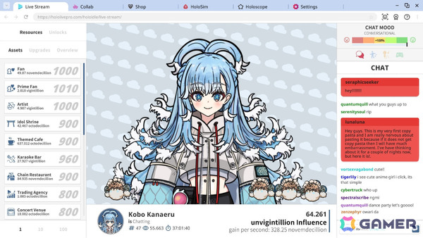 クリッカーゲーム「Holoidle」兎田ぺこらさん、こぼ・かなえるさん、ジジ・ムリンさんを追加するDLCが配信！の画像