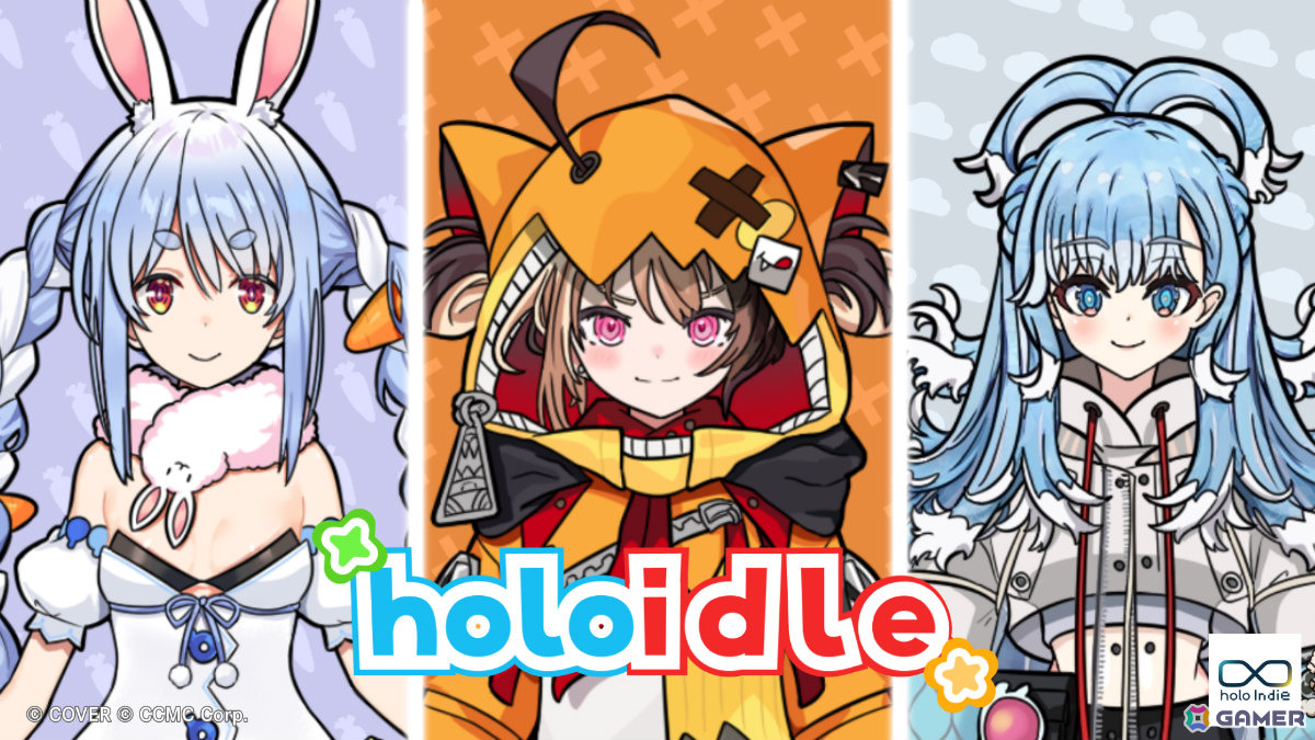クリッカーゲーム「Holoidle」兎田ぺこらさん、こぼ・かなえるさん、ジジ・ムリンさんを追加するDLCが配信！の画像
