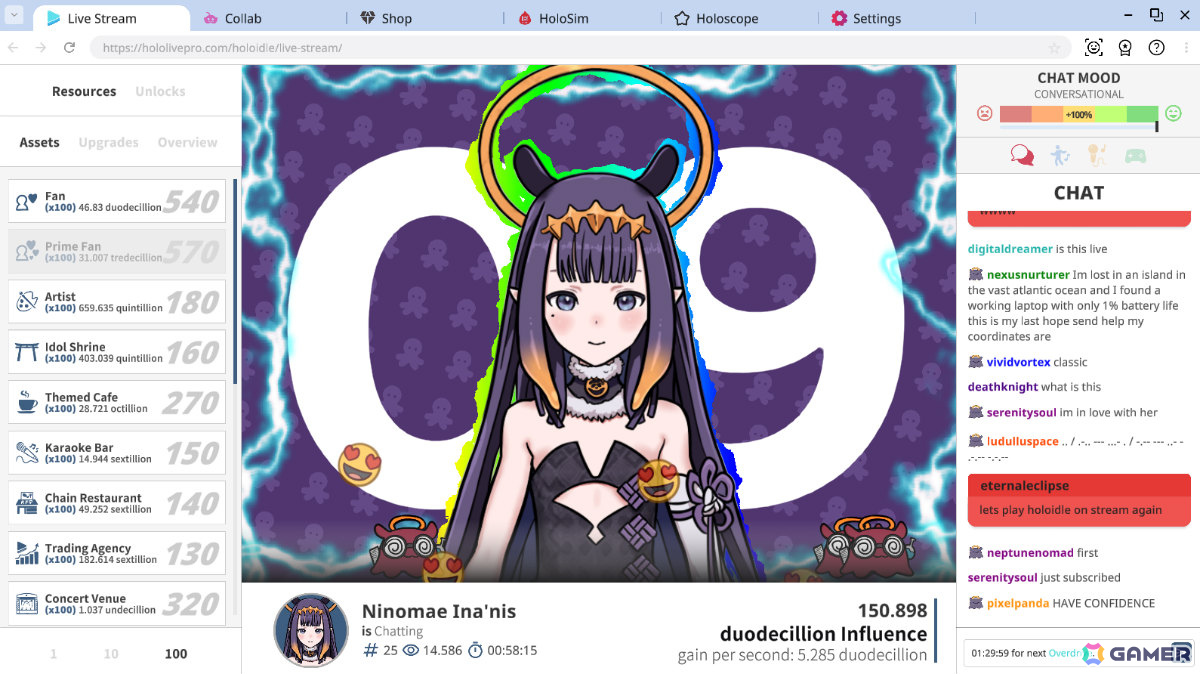 クリッカーゲーム「Holoidle」兎田ぺこらさん、こぼ・かなえるさん、ジジ・ムリンさんを追加するDLCが配信！の画像