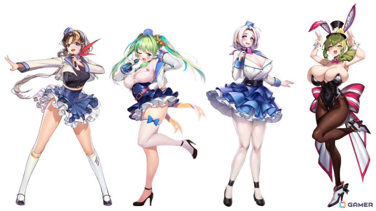 （左から）ブラックハウンド、リントヴルム、ミューズ、エラトー