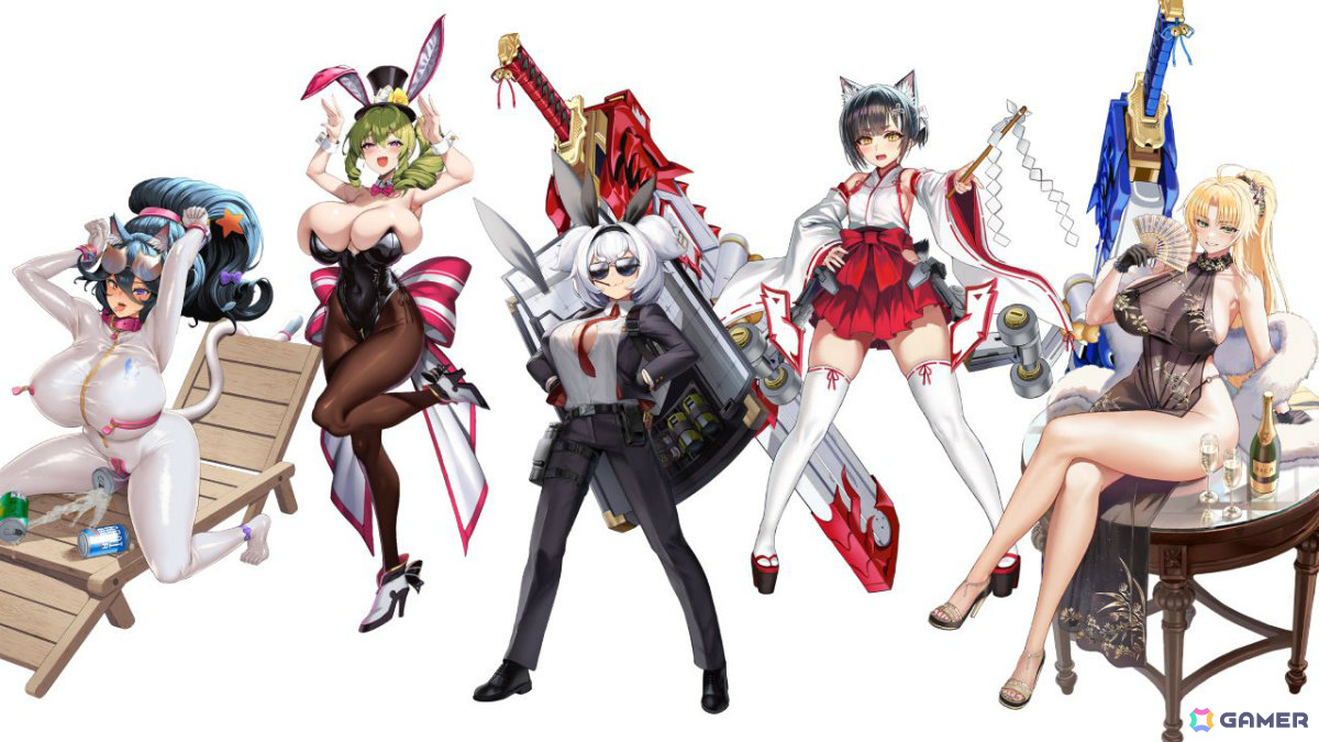 （左から）ポイ、エラトー、アルヴィス、ワーグ、バーバリアナ