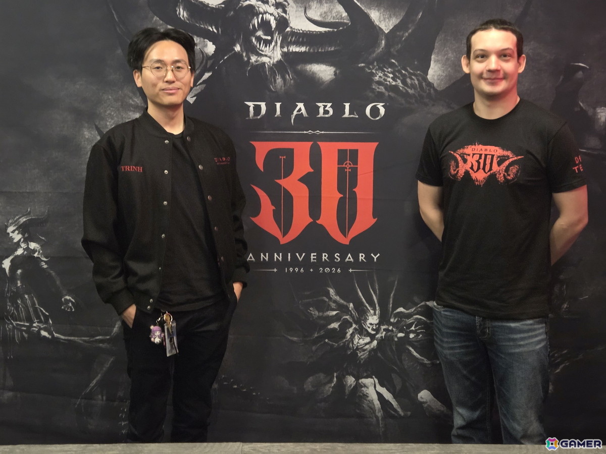 リードクラスデザイナーのStephen Trinh氏と、ウォーロック プライマリークラスデザイナーのBjorn Mikelson氏