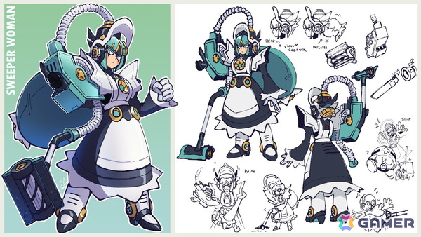 「ロックマン: デュアル オーバーライド」ボスキャラクターデザインコンテストの優秀賞6作品が発表！開発スタッフによるコメントも公開の画像3