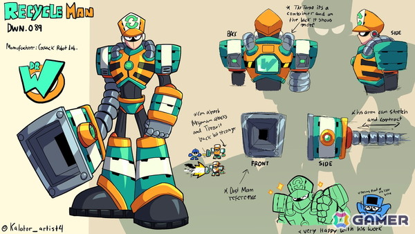 「ロックマン: デュアル オーバーライド」ボスキャラクターデザインコンテストの優秀賞6作品が発表！開発スタッフによるコメントも公開の画像4