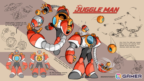 「ロックマン: デュアル オーバーライド」ボスキャラクターデザインコンテストの優秀賞6作品が発表！開発スタッフによるコメントも公開の画像6