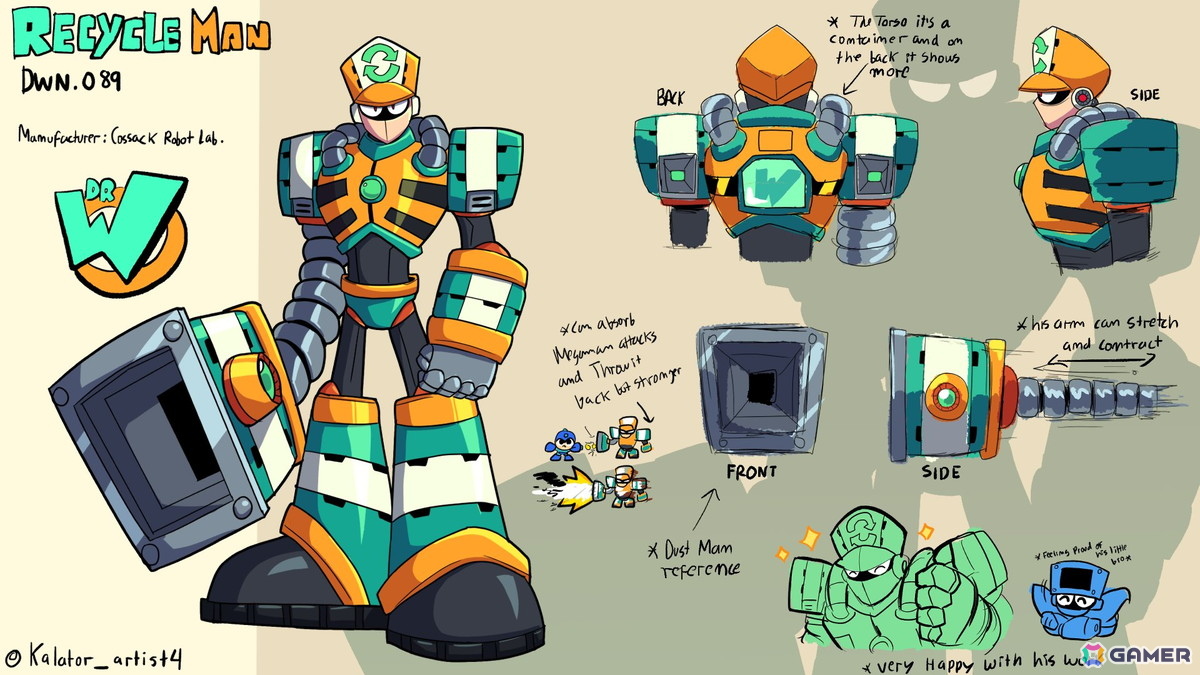 「ロックマン: デュアル オーバーライド」ボスキャラクターデザインコンテストの優秀賞6作品が発表！開発スタッフによるコメントも公開の画像