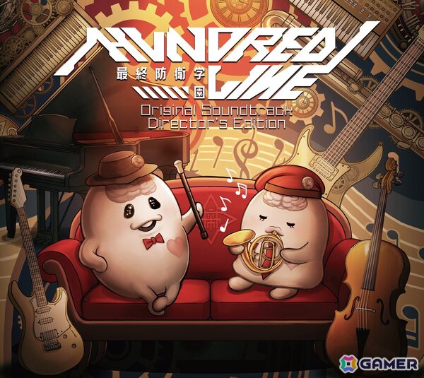 「HUNDRED LINE -最終防衛学園- Original Soundtrack Director's Edition」初回限定版特典の小松崎類氏による描き下ろし三方背ケースデザインが公開！の画像1