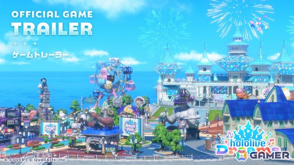 「ホロライブ ドリームス」全世界同時事前登録がスタート！リズムゲームを中心としたテーマパークが舞台のリズム＆RPGの画像2