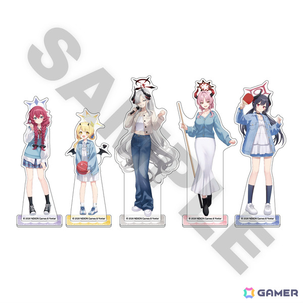 「ブルアカ」×ROUND1のコラボキャンペーンが開催！万魔殿の新規描き起こしグッズが多数登場の画像2