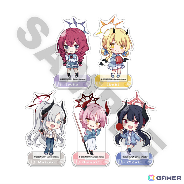「ブルアカ」×ROUND1のコラボキャンペーンが開催！万魔殿の新規描き起こしグッズが多数登場の画像4