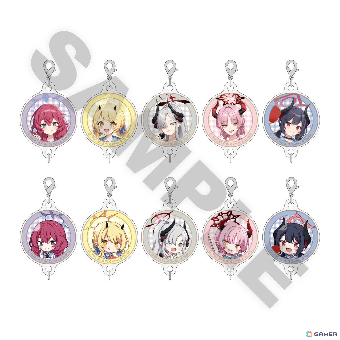 「ブルアカ」×ROUND1のコラボキャンペーンが開催！万魔殿の新規描き起こしグッズが多数登場の画像