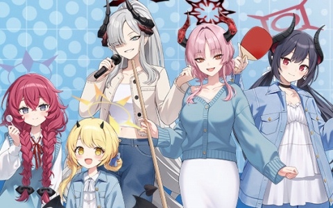 「ブルアカ」×ROUND1のコラボキャンペーンが開催！万魔殿の新規描き起こしグッズが多数登場の画像