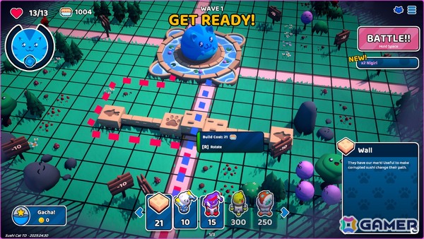 「寿司猫」シリーズの完全新作ゲームとなる「スシキャット・タワーディフェンス」がSwitch/Steamで配信!の画像