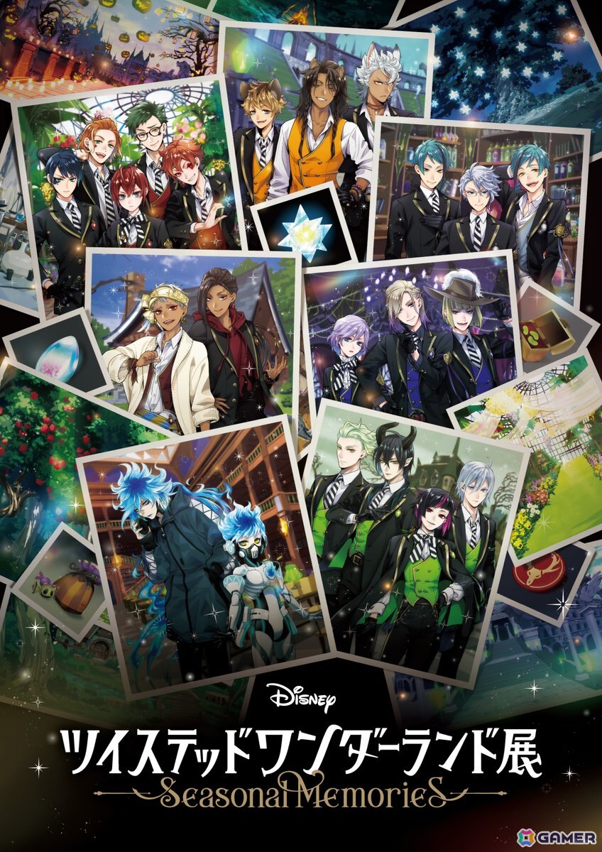 「ディズニー ツイステッドワンダーランド展│Seasonal Memories」東京会場が開催！ボイスキャストを務める岡本信彦さんと市川蒼さんが展覧会初日のイベントに来場の画像