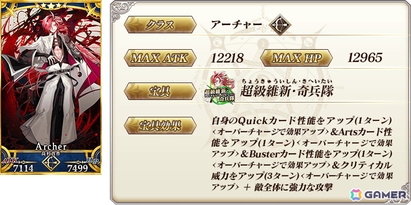 「★5（SSR）高杉晋作」