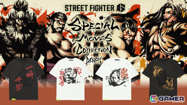 「スト6」リュウたちの必殺技に着目した「Special Moves Collection」が東京ソラマチのポップアップストアやGRAPHT ECに登場！の画像1