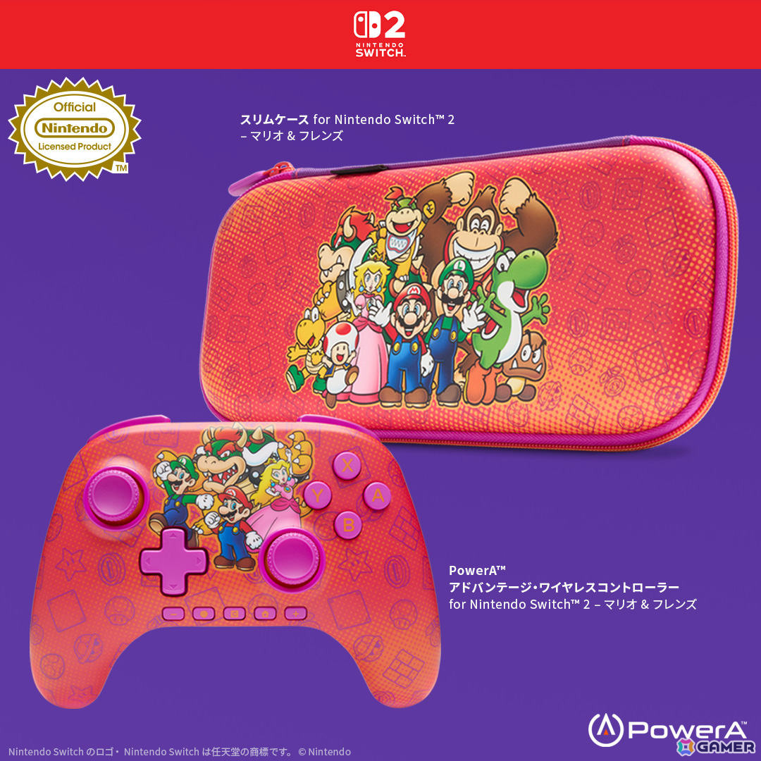 「スーパーマリオブラザーズ」デザインのSwitch 2対応コントローラー＆ケースなど4商品がPowerAより3月27日に発売！の画像4