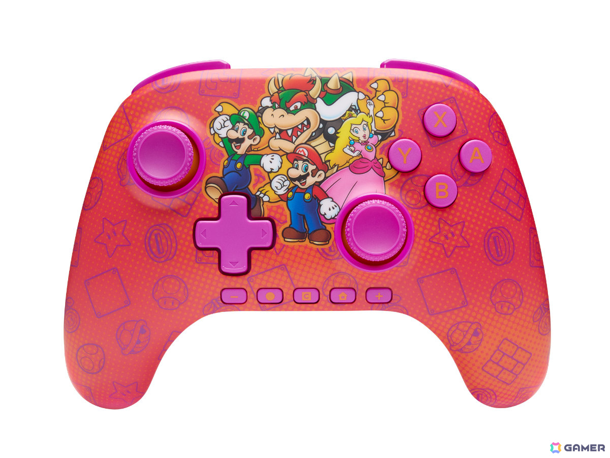 スーパーマリオブラザーズ」デザインのSwitch 2対応コントローラー