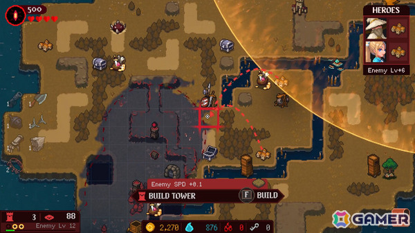 塔を登ってくる敵を罠とアクションで迎え撃つローグライト・ディフェンスゲーム「魔王の塔」Steamプレイテストが開催！の画像