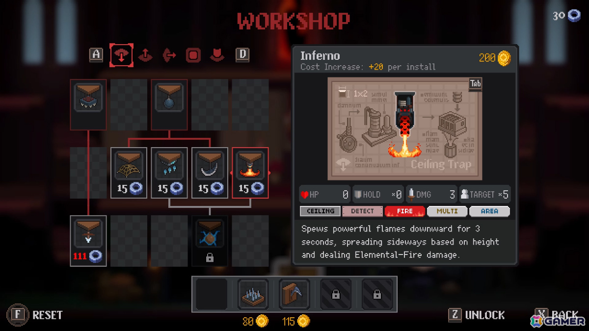 塔を登ってくる敵を罠とアクションで迎え撃つローグライト・ディフェンスゲーム「魔王の塔」Steamプレイテストが開催！の画像4