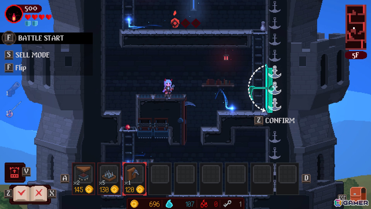 塔を登ってくる敵を罠とアクションで迎え撃つローグライト・ディフェンスゲーム「魔王の塔」Steamプレイテストが開催！の画像6